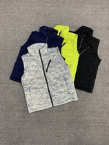 Multi-color vest~foreign trade tail goods autumn and winter men and women couples warm stand-up collar wild loose cotton waistcoat vest jacket