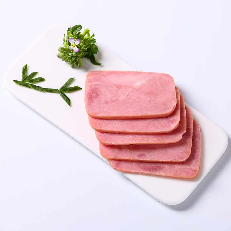 天津国顺纯肉切片火腿 早餐三明治火腿肠香肠方火腿450克午餐肉