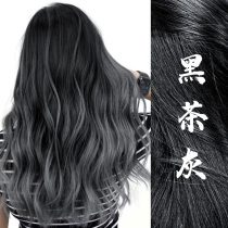 Black tea gray hair dye 2021 popular color pure self at Home Dyeing hair White plant foam hair cream female