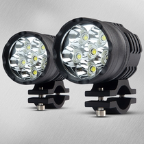 Motorcycle led shooting intense light lamp ultra-bright paving light external modified waterproof headlights assisted explosion flashing light pair