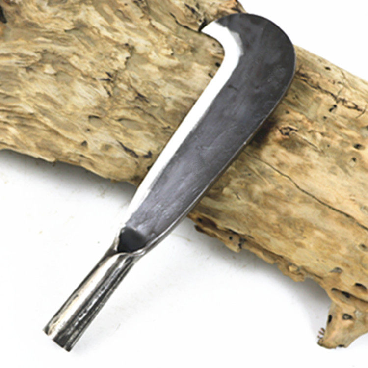 手工锻打刀勾刀勾镰割草刀砍树刀砍竹刀砍柴劈柴刀开路刀农用镰刀