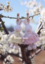 Little Bunny in Skirt Prime Body + Dress + Beret Stick Pin Doll Weaving Text Tutorial Instructions