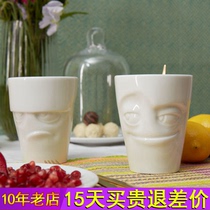 Spot Tassen Expression Cup German Import Bowl ceramic Fiftysight Cartoon Expression Cup Cup Cup