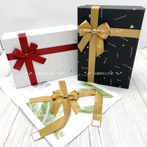 Packaging box Silk with butterfly knot Gift Box Butterfly Knot Customized High Gear Gift Trim Silk Satin Bow Tie