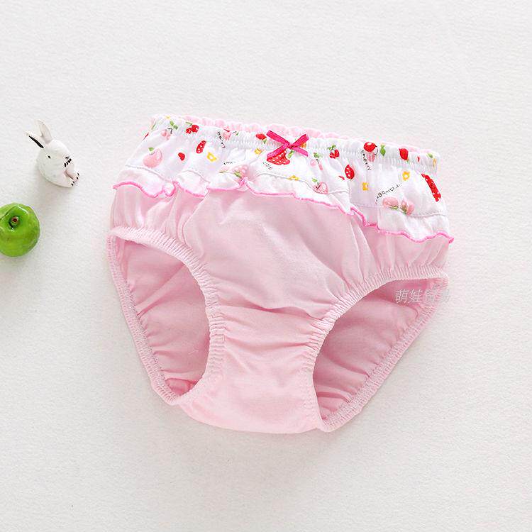 儿童婴幼儿婴儿小内裤女1-3岁半纯棉0女童三角5女小童2宝宝不夹pp