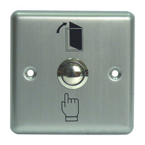 Stainless steel out of the button panel 86 type narrow side door button access control accessories metal button