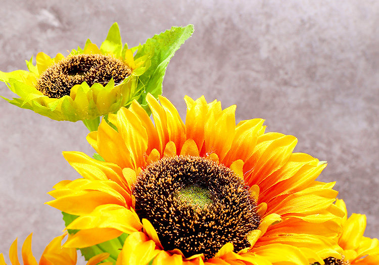 ins向日葵仿真花花束高仿真假花向阳花摄影拍照道具幼儿园装饰花