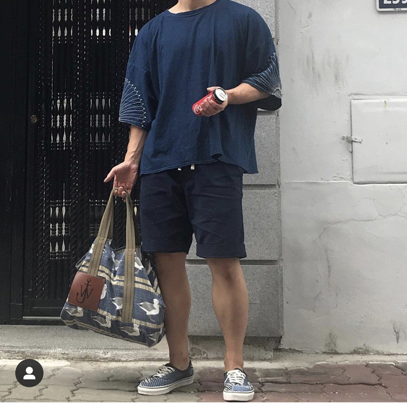 KAPITAL刺绣花纹短袖T恤平田和宏设计日系天竺棉潮流上衣