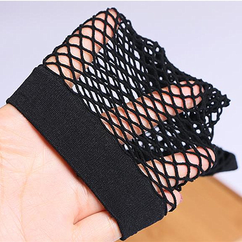 渔网袜短袜夏季韩国情趣中筒防勾丝黑色欧美性感百搭镂空网格女袜