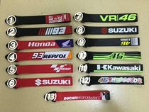 MOTO GP 46 print motorcycle fan modified keychain lanyard key chain pendant