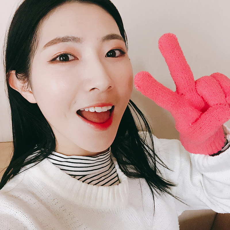 慧敏欧尼推荐  韩国  olive young快速干发手套吸水性强