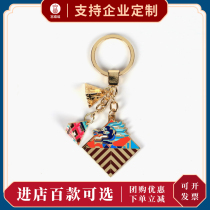 Forbidden City cultural and Creative gifts Purple Forbidden Dragon pendant Pendant Key chain Key ring boxed