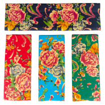 Northeast big flower cloth fabric cotton silk Chinese ethnic style cotton cotton cotton fabric quilt tablecloth artificial cotton fabric