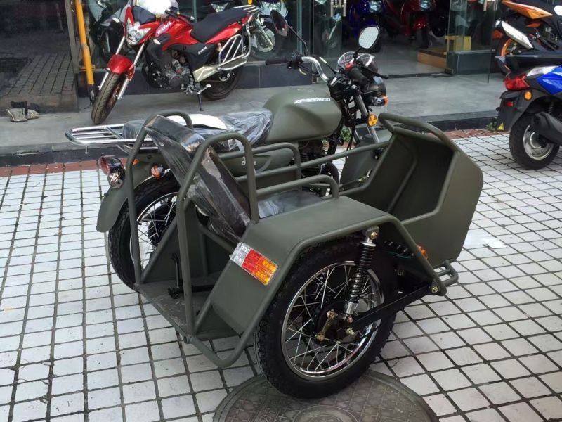 珠峰 150复古船型偏边三轮摩托车\/挎子\/挎斗非