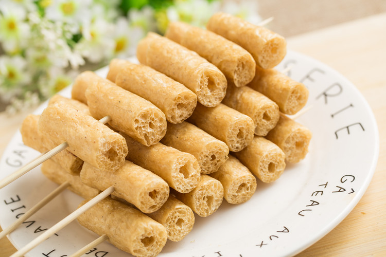 麦衣衣时尚购物网 美食 豆肠串 素鸡肠 豆制品人造