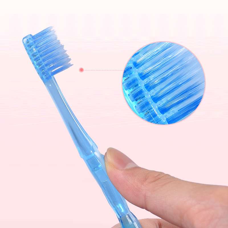 韩 束Genuine soft bristle toothbrush couple two packs adult adult men and women family wear travel wear imported bristles
