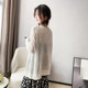 Net red with the same paragraph sun protection clothing small daisy air-conditioning shirt summer new loose thin section wild V-neck sweater shirt Net red with the same paragraph sun protection clothing small daisy air-conditioning shirt summer new loose thin section wild V-neck sweater shirt