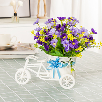 Fake Flower Pendulum Pieces Small Dining Table Furnishing Flowers Interior Floral Device Living Room Plastic Car Decoration Emulation Home Ornament