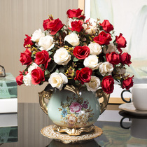 Fake Flower Suit Living-room Furnishing Floro-Style Dining Table Emulation Decoration Home Room Room Table Hem Ornament