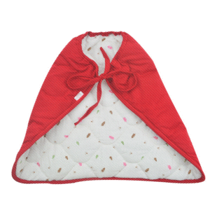 婴儿抱裙屁帘子秋冬加厚款棉宝宝围裙新生儿围腰围屁股抱被