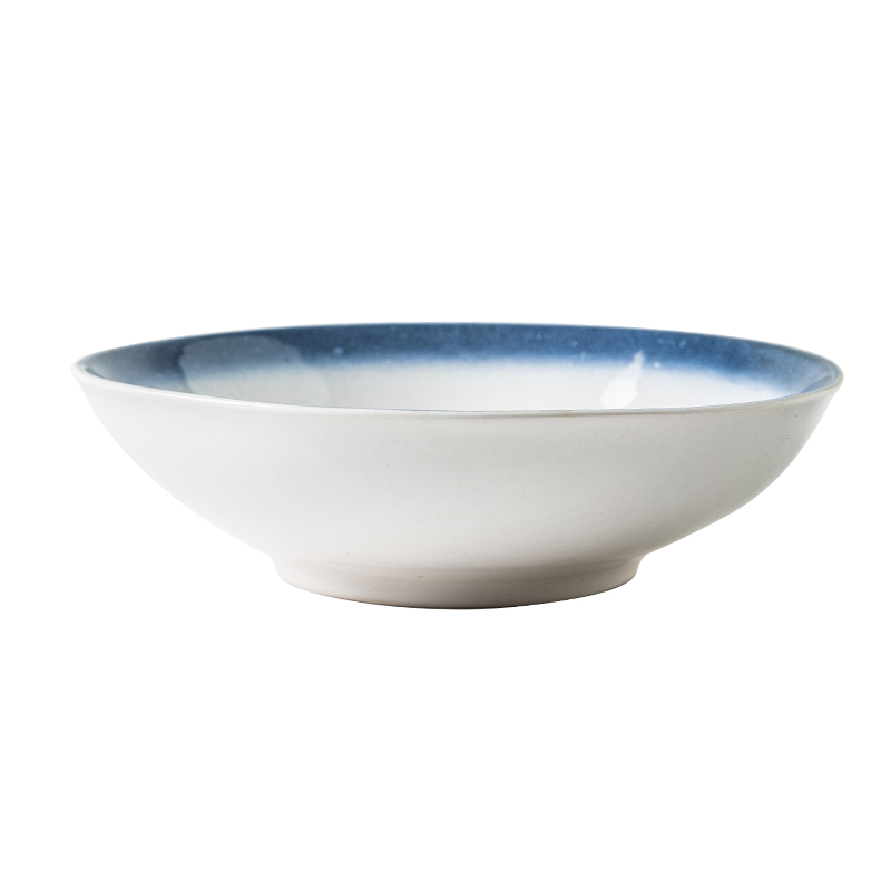 European individuality creative household large ceramic bowl bowl salad bowl rainbow such use contracted tableware the food bowl of fruit bowl