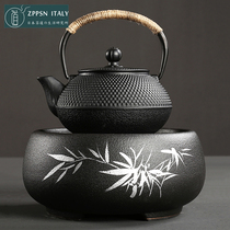 Italy ZPPSN iron pot Cast iron teapot set Tea making household single pot electric pottery stove tea making tea set