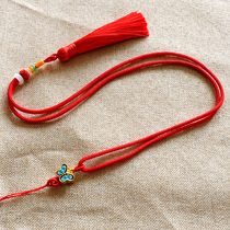 butterfly lanyard necklace rope pendant lanyard hand-woven wedding mirror lanyard pendant for men and women