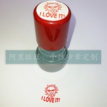 I Love it Seal English Teacher Reward Seal English Teacher encouraged to evaluate the comment ten thousand times seal