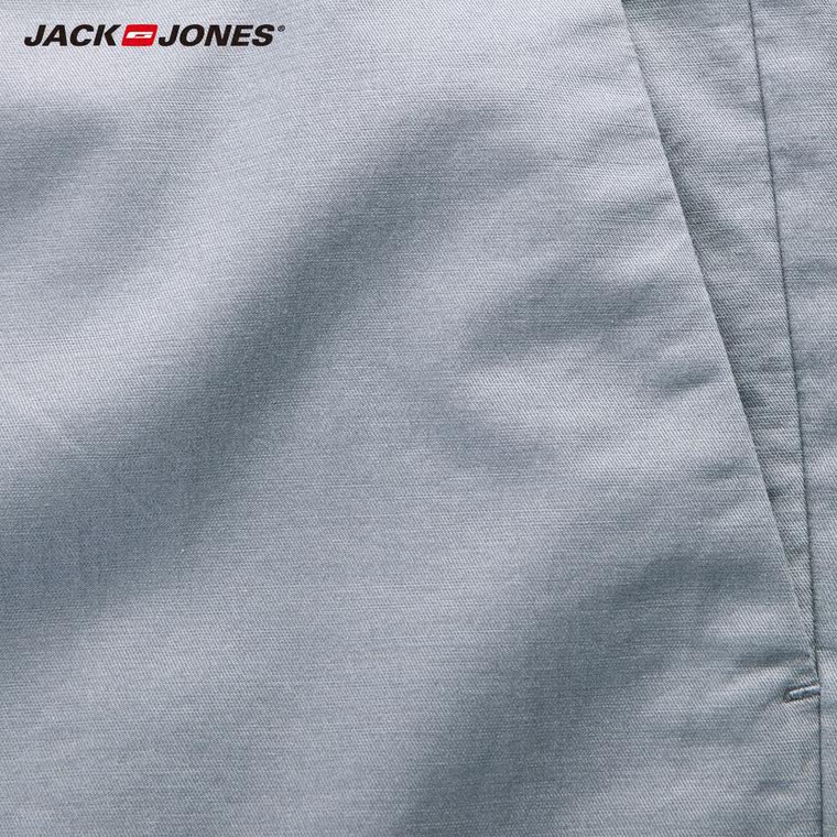 JackJones杰克琼斯含莱卡男士修身休闲裤E|215314006