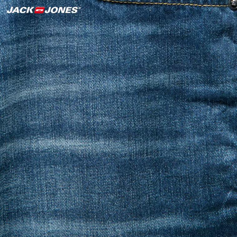 新降5折JackJones杰克琼斯纯棉休闲男士修身牛仔长裤O|215232004