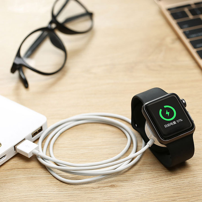apple/苹果手表iwatch 充电线 2m 陶瓷s1-s6磁吸充电线原装正品1m