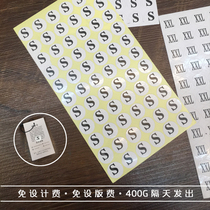 Spot size label white bottom round size sticker size sticker label round size 3 sheets 198 pieces