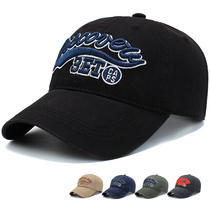Hat Mens tide brand sun visor sun hat Spring and Autumn cap Casual fashion tide Korean version baseball cap washed cotton