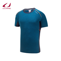 ULVANG Merino imported wool mens outdoor sports short-sleeved quick-drying running T-shirt 57331