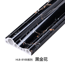 Wide stone-plastic lines Imitation marble TV background wall border waist line European-style door cover line decorative frame strip 10cm