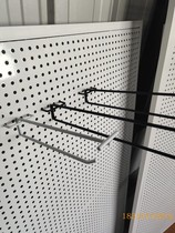 Hole board hole board hook Supermarket shelf hook with price tag 3 2 spacing white black two-wire hook