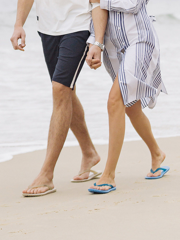 ccilu驰绿夏季新款渐变色人字拖外穿夹脚凉拖潮流男女拖鞋防滑