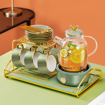 Nordic Modern Light Lavish European Style Water Cup Family Suit Tea Cup Water Furniture Home Living Room Afternoon Tea Tea Set Cold Kettle