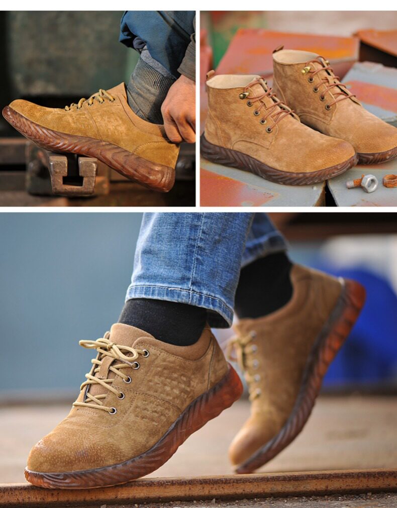 劳保鞋男士防砸防刺穿电焊工专用高帮超轻便防臭冬季工地工作棉鞋