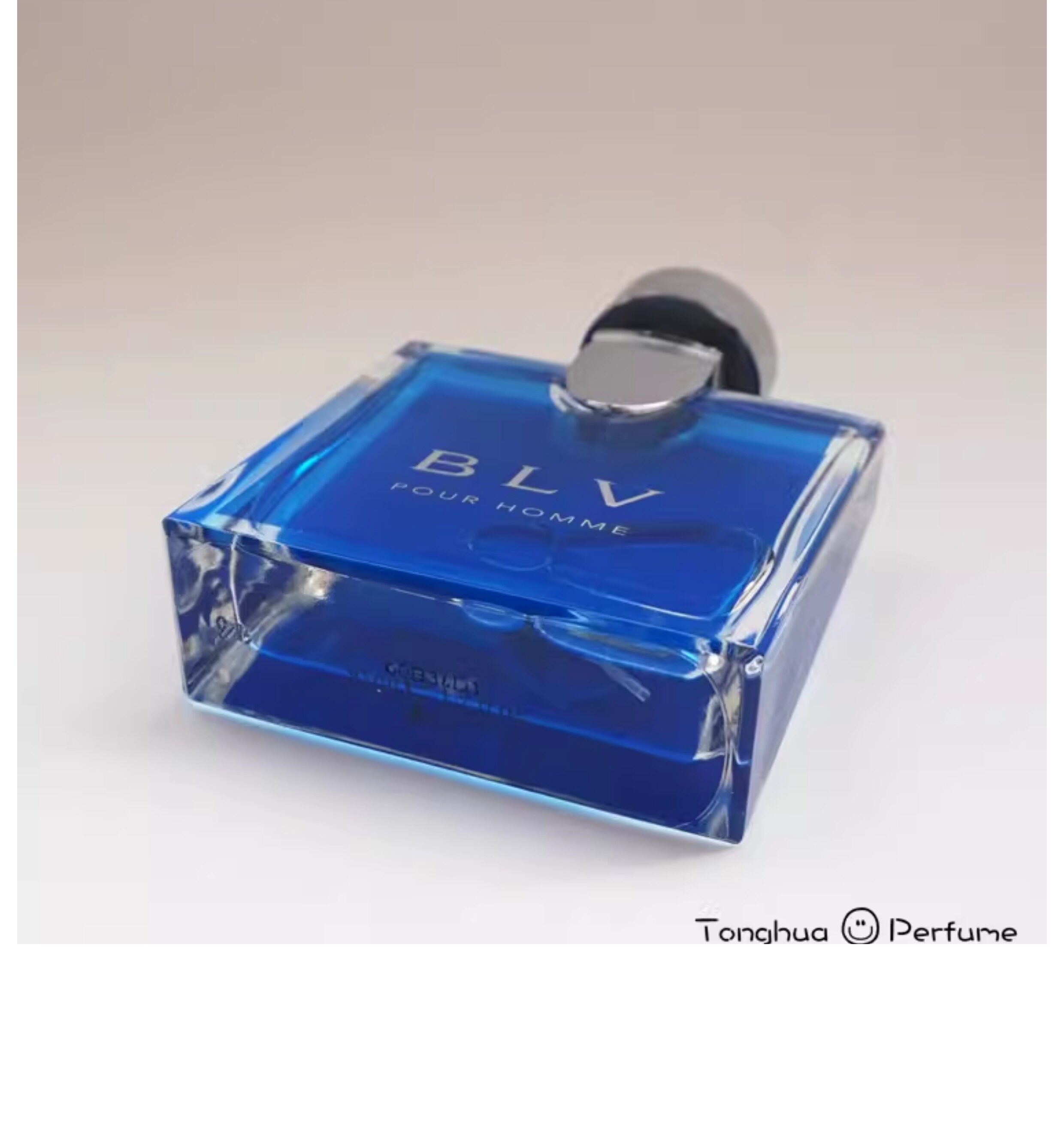 正品bvlgari宝格丽blv pour homme蓝茶宝蓝男士香水50ml