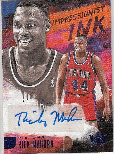 NBA Star Card Panini Pistons Legend Rick Mahon Signature Signature Card Limits 25
NBA Star Card Panini Pistons Legend Rick Mahon Signature Signature Card Limits 25