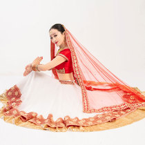 Yeman Indian Dance Costume Bollywood Lenha Performance Suit Geranium teenage girl New Delhi Childrens adult new