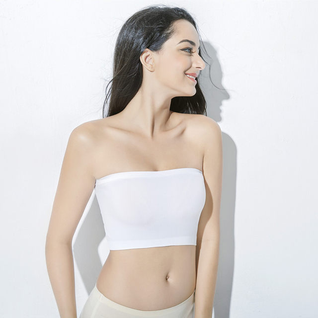 Summer one-piece anti-exposure modal cotton tube top women's bottoming underwear thin section fat MM ຂະຫນາດຂະຫນາດໃຫຍ່ strapless ຫໍ່ຫນ້າເອິກ