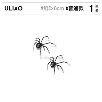 Contentment spider tattoo stickers Waterproof long-lasting mini tattoo stickers Personality simulation of Halloween makeup