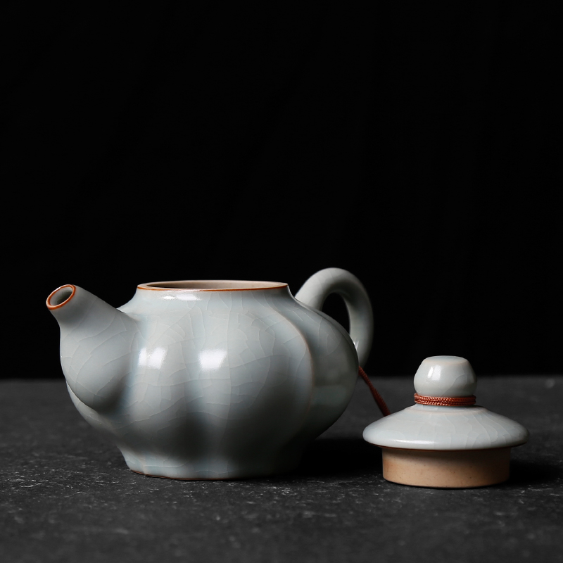 Kunfu tea restoring ancient ways your up ceramic teapot single pot small open the slice filter can keep ice crack household of Chinese style tea