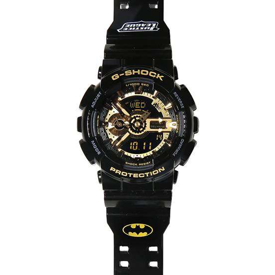 【旗舰店官网 卡西欧g-shock ga-110gb男士正义联盟黑金防水手表