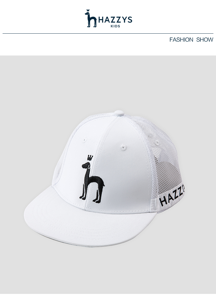 hazzys哈吉斯童装男童女童棒球帽新款儿童网眼遮阳帽子