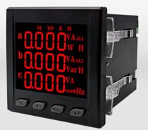 Multifunctional power meter three-phase network integrated monitoring current voltage power frequency electric energy power factor table