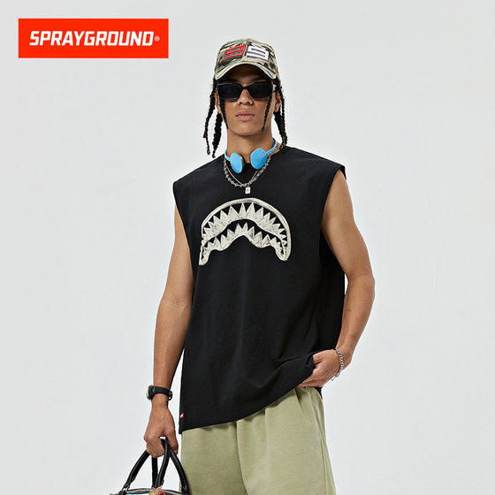 SprayGround Shark Mouth Pure Cotton Print Sleeveless Vest Men's 2025 Summer Fashion Brand Loose All-Match T-Shirt
SprayGround Shark Mouth Pure Cotton Print Sleeveless Vest Men's 2025 Summer Fashion Brand Loose All-Match T-Shirt