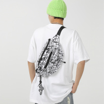 Personality Chest Bag Boys Ins Tide Cards Summer Single Shoulder Sloped Satchel Casual 100 Hitch Pack Sport Running Fanny Pack Women